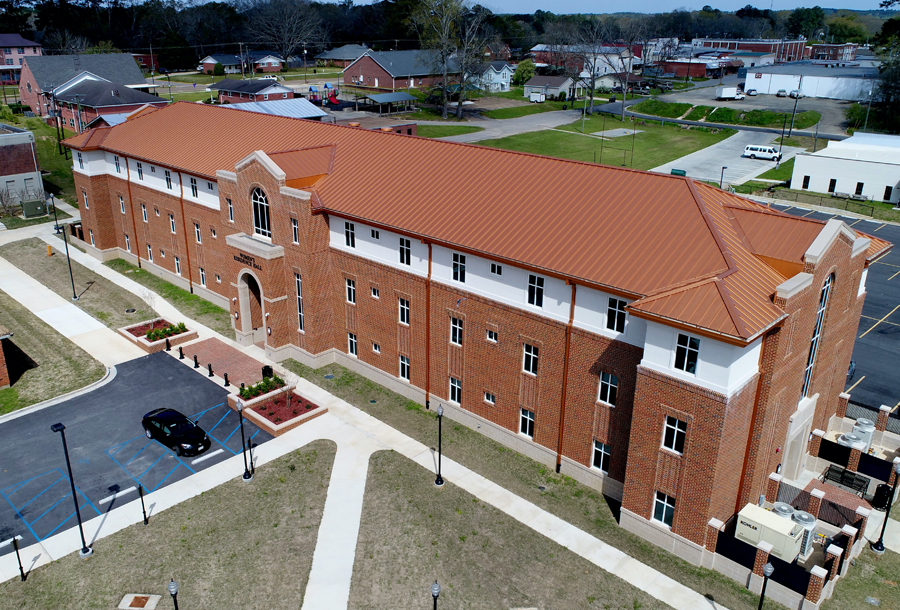 East Central Community College commerical roofing project