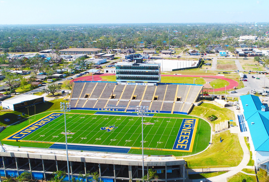 McNeese State University commerical roofing project